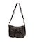 MULTI POCKET FADED FAUX LEATHER BAG