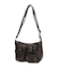 MULTI POCKET FADED FAUX LEATHER BAG