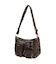 MULTI POCKET FADED FAUX LEATHER BAG