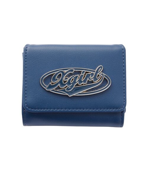 COLOR OVAL LOGO BUCKLE MINI WALLET｜エックスガールの通販｜&mall