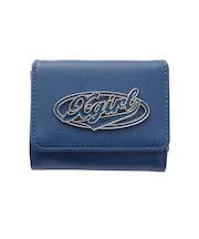 COLOR OVAL LOGO BUCKLE MINI WALLET