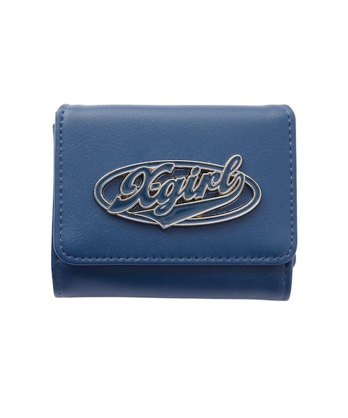 COLOR OVAL LOGO BUCKLE MINI WALLET