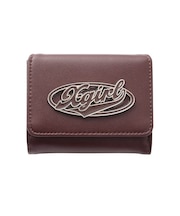 COLOR OVAL LOGO BUCKLE MINI WALLET