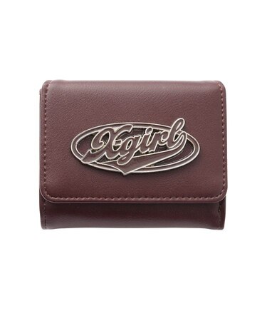 COLOR OVAL LOGO BUCKLE MINI WALLET