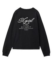 RHINESTONE COMBINATION LOGO L/S TEE