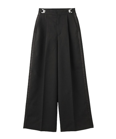 WAIST ADJUSTABLE WIDE TUCK PANTS