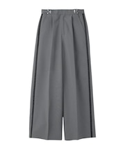 WAIST ADJUSTABLE WIDE TUCK PANTS