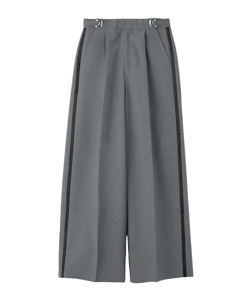 WAIST ADJUSTABLE WIDE TUCK PANTS