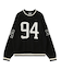 NUMBERING JACQUARD KNIT TOP