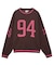 NUMBERING JACQUARD KNIT TOP