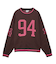 NUMBERING JACQUARD KNIT TOP