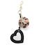 MIRROR AND LOGO KEY CHARM