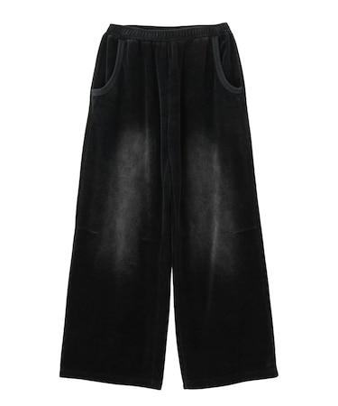FADED VELOUR LOOSE FIT PANTS