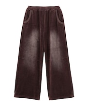 FADED VELOUR LOOSE FIT PANTS