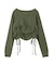 FADED DRAWSTRING L/S TOP