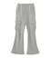 CARGO POCKET FLARE SWEAT PANTS