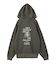 MIX LOGO & FACE FADED ZIP UP SWEAT HOODIE