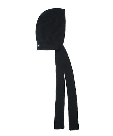 STRAPPED KNIT BALACLAVA