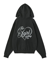 HEART SPRAY LOGO SWEAT HOODIE