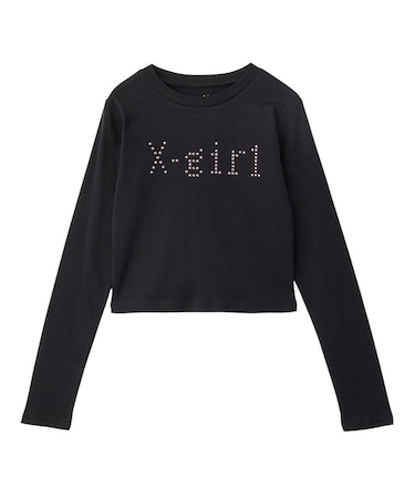 STAR MOTIF LOGO L/S BABY TEE