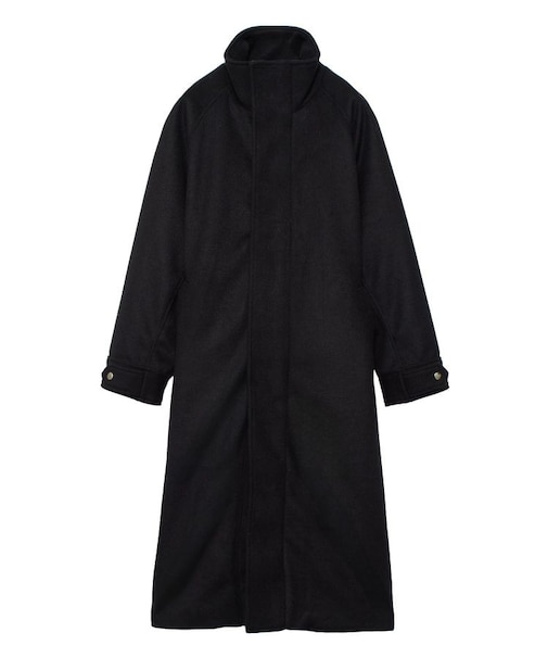 STAND COLLAR LONG COAT