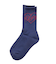 HEART SCRIPT LOGO RIB SOCKS
