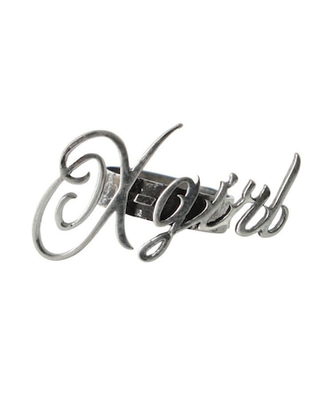 SCRIPT LOGO BIGGISH RING