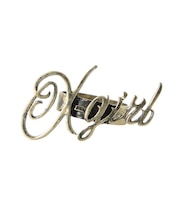 SCRIPT LOGO BIGGISH RING