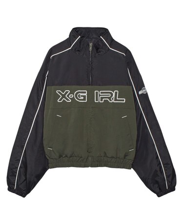 X-girl LOGO EMBROIDERY JACKET