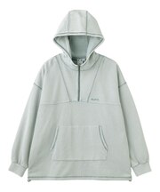 BLEACHED ANORAK SWEAT TOP