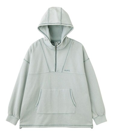BLEACHED ANORAK SWEAT TOP