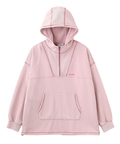 BLEACHED ANORAK SWEAT TOP｜エックスガールの通販｜&mall（アンド