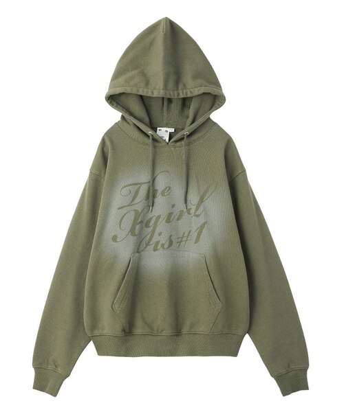 新品 エックスガール X-girl SPRAY LOGO SWEAT XG X-girl｜HEART SPRAY 