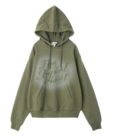 SPRAY LOGO SWEAT HOODIE