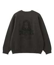 FACE EMBROIDERY KNIT TOP