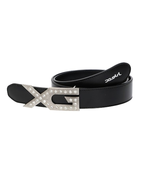 XG EMBLEM BUCKLE FAUX LEATHER BELT｜エックスガールの通販｜&mall