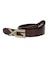 XG EMBLEM BUCKLE FAUX LEATHER BELT