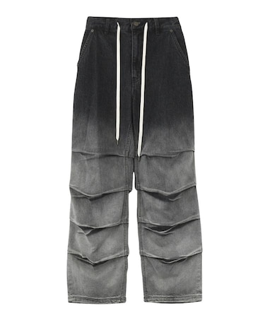 GRADIENT DENIM EASY PANTS