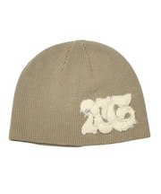 DISTRESSED LOGO PATCH BEANIE