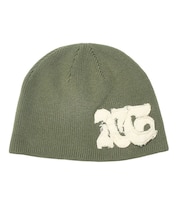 DISTRESSED LOGO PATCH BEANIE