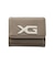 XG EMBLEM BUCKLE FAUX LEATHER MINI WALLET
