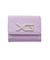XG EMBLEM BUCKLE FAUX LEATHER MINI WALLET