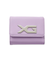 XG EMBLEM BUCKLE FAUX LEATHER MINI WALLET