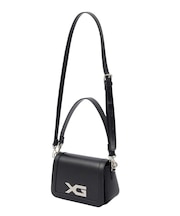 XG EMBLEM BUCKLE 2WAY FAUX LEATHER BAG