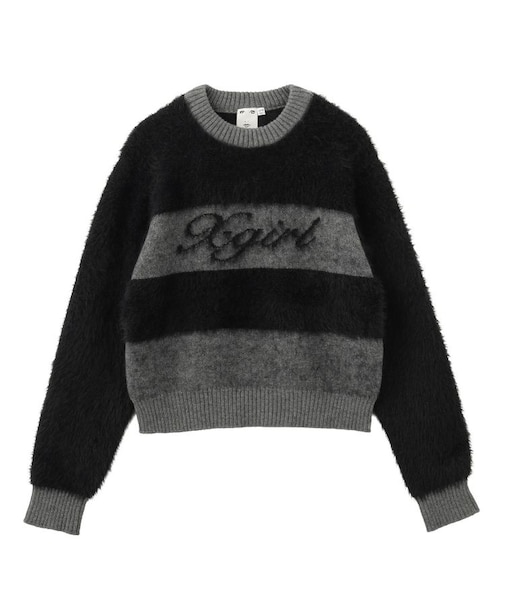 SHAGGY COMPACT KNIT TOP