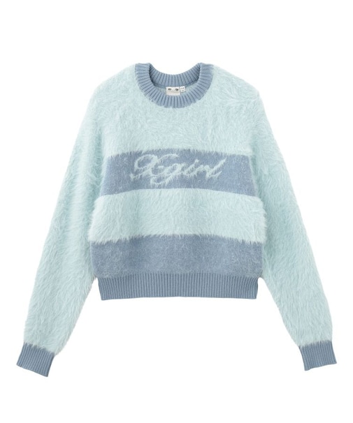 SHAGGY COMPACT KNIT TOP