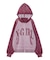 LOGO JACQUARD ZIP UP KNIT HOODIE