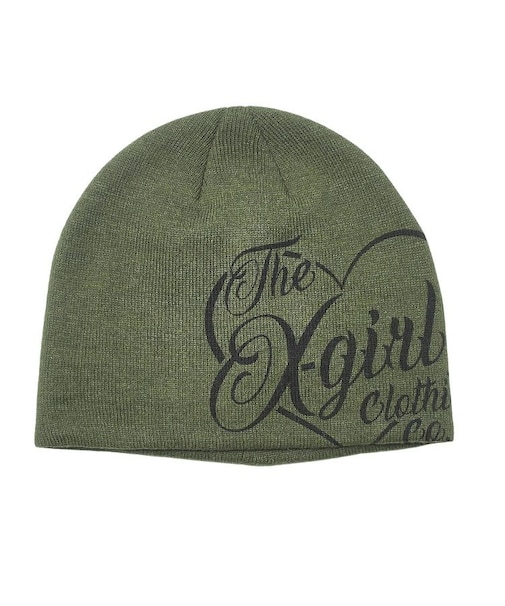 HEART SCRIPT LOGO BEANIE