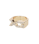 XG EMBLEM RHINESTONE RING