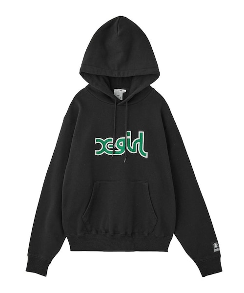 I LOVE XG LOGO SWEAT HOODIE｜エックスガールの通販｜&mall（アンド